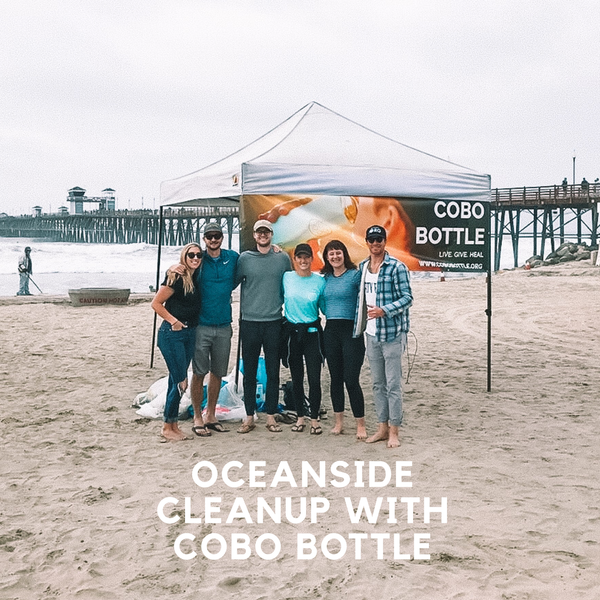 Pure Bliss Bikinis and COBO host cleanup at Oceanside Pier