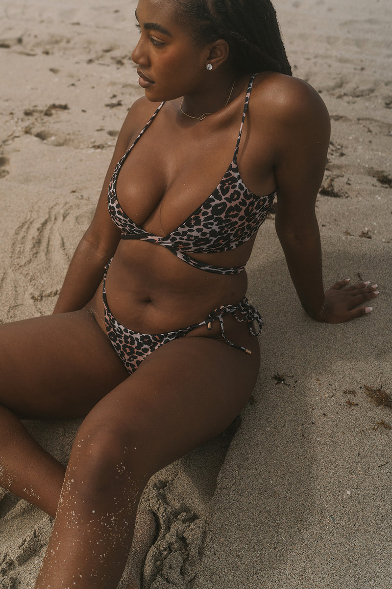 String Bikini Bottom - Leopard