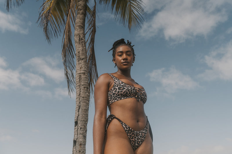 Port Barton Bikini Top - Leopard