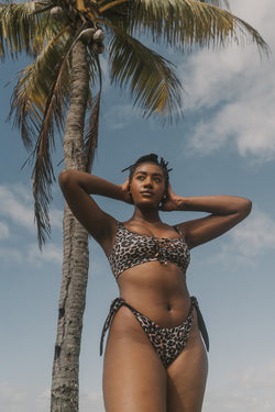 Leopard Sports Bra Bikini Top – Pure Bliss Bikinis