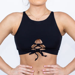 Laguna Bikini Top - Black Rib